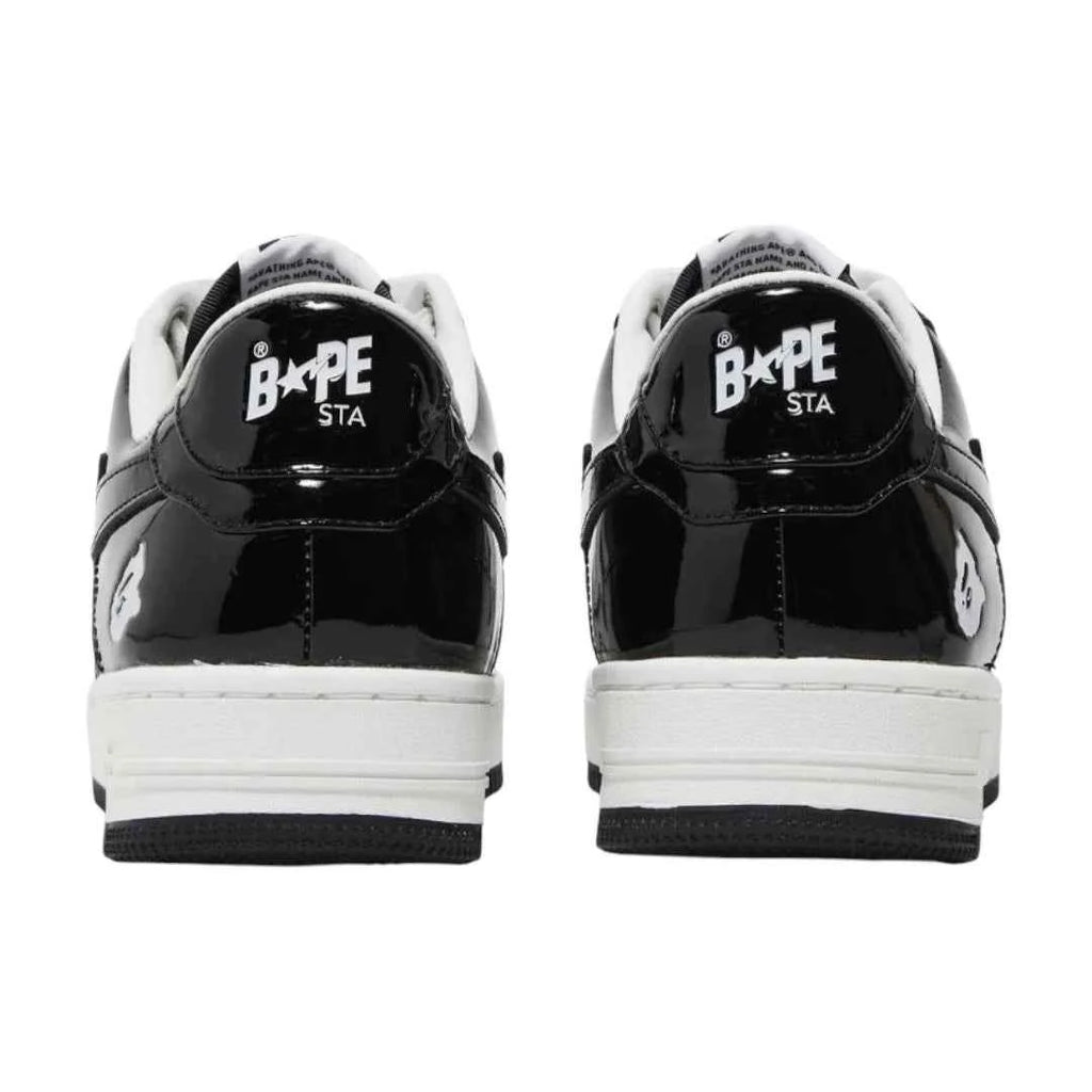 A Bathing Ape (BAPE) Bapesta Low - Black/White