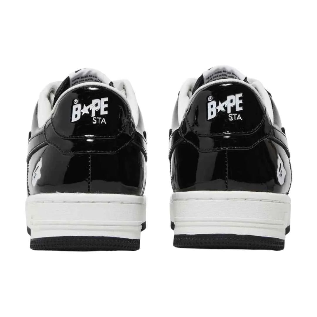 A Bathing Ape (BAPE) Bapesta Low - Black/White