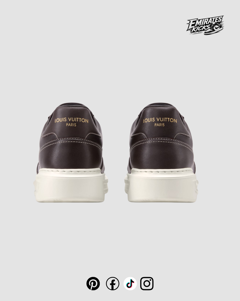 LV Beverly Hills Sneaker Dark Brown Leather