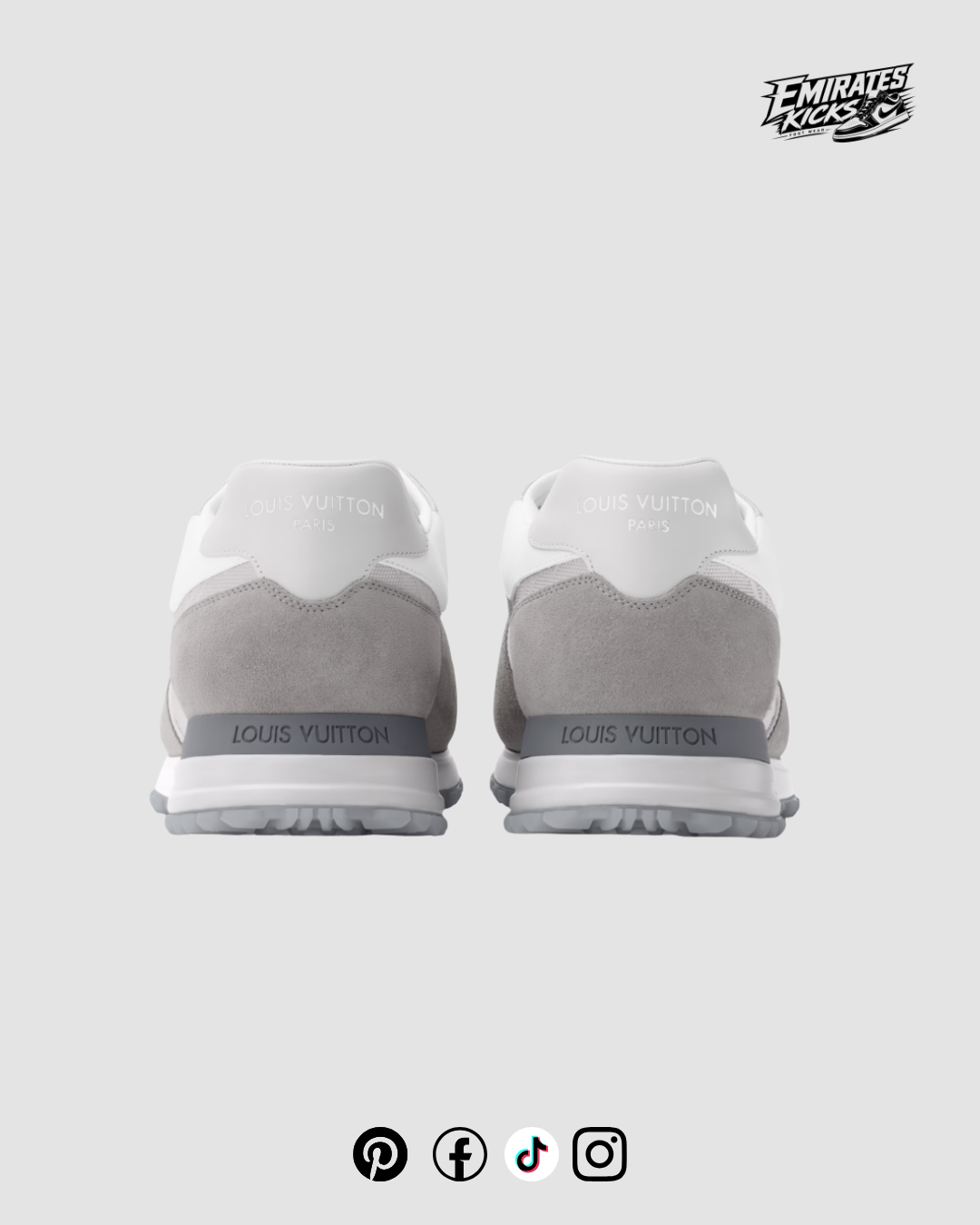 Louis Vuitton Run Away Sneakers Grey Monogram