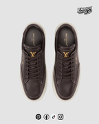 LV Beverly Hills Sneaker Dark Brown Leather