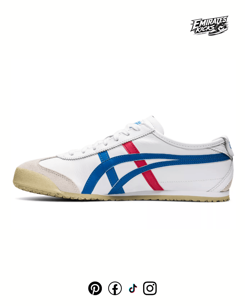 Onitsuka Tiger Mexico 66 Leather Sneakers – Premium Casual Lifestyle Shoes for Men & Women | Emirates Kicks UAE - Emirate Kicks
