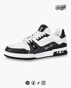 Louis Vuitton LV Trainer Sneaker Black White Monogram | Premium QC Sneakers UAE