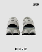 New Balance 9060 White Black Mesh Sneakers