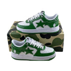 A Bathing Ape (BAPE) Bapesta Low - Green