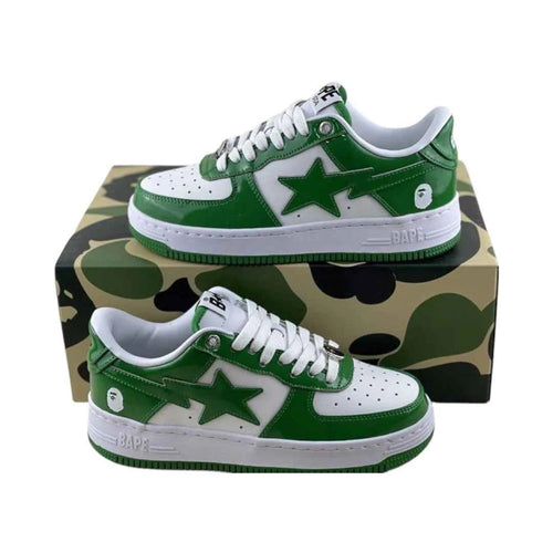 A Bathing Ape (BAPE) Bapesta Low - Green