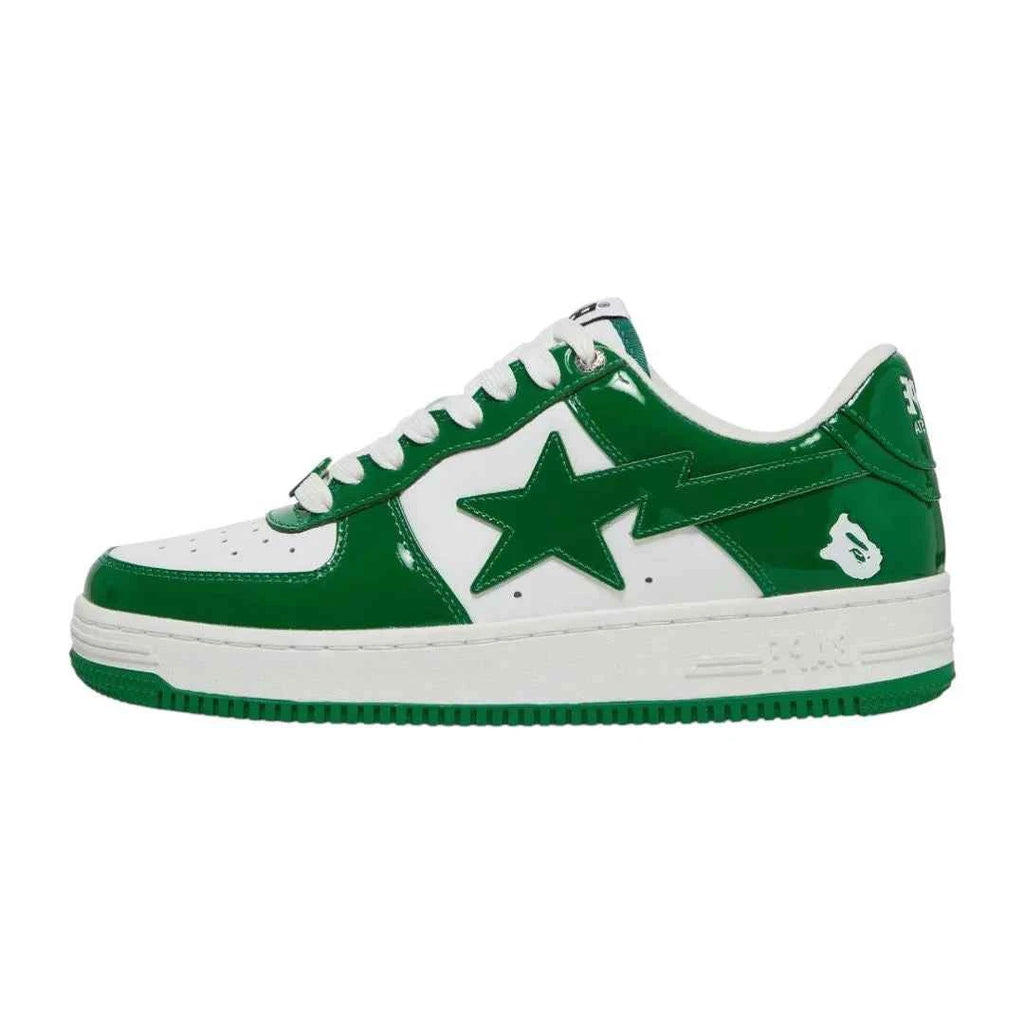A Bathing Ape (BAPE) Bapesta Low - Green