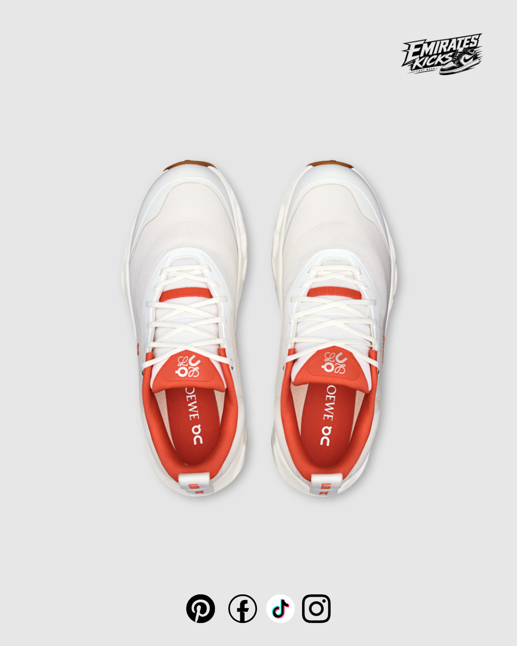 LOEWE Cloudtilt Sneaker White Orange