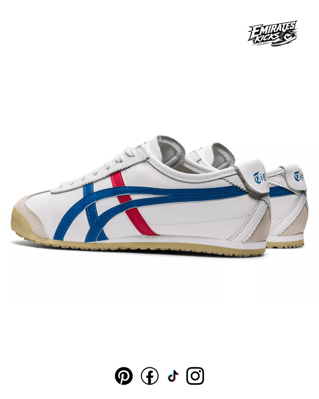 Onitsuka Tiger Mexico 66 Leather Sneakers – Premium Casual Lifestyle Shoes for Men & Women | Emirates Kicks UAE - Emirate Kicks