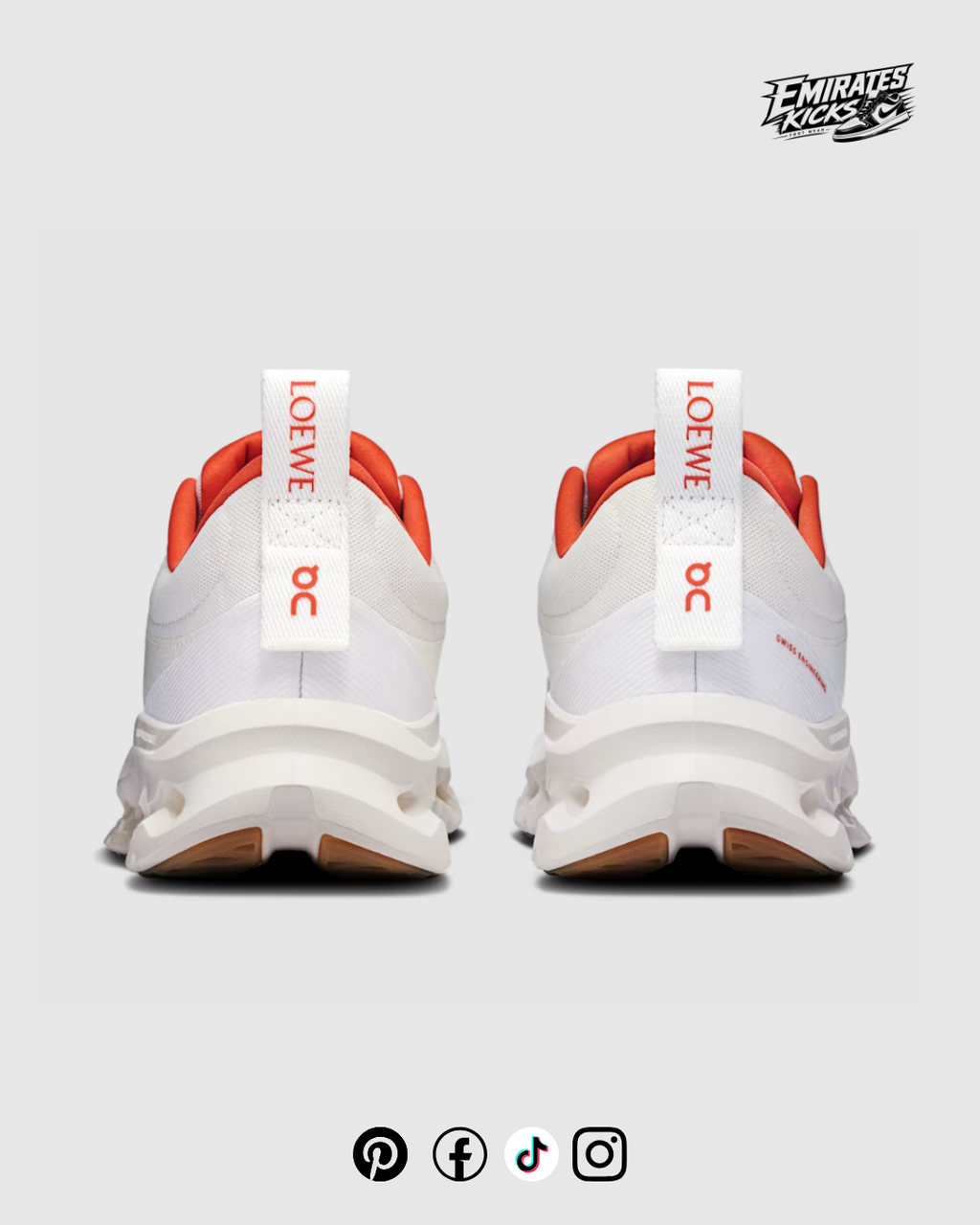 LOEWE Cloudtilt Sneaker White Orange