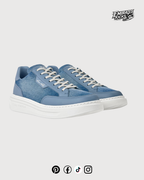 Louis Vuitton Run Away Sneakers Blue Denim & Leather