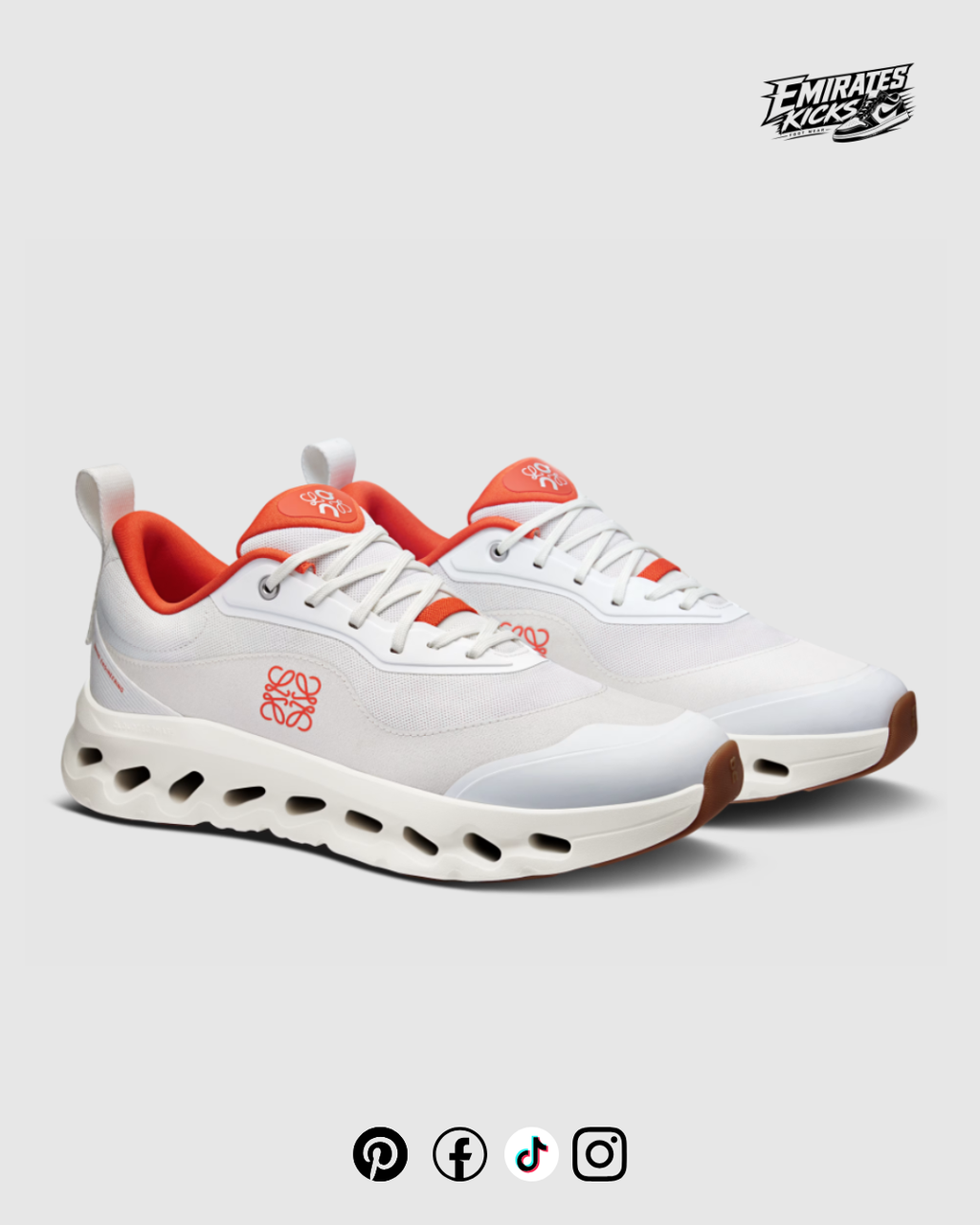 LOEWE Cloudtilt Sneaker White Orange