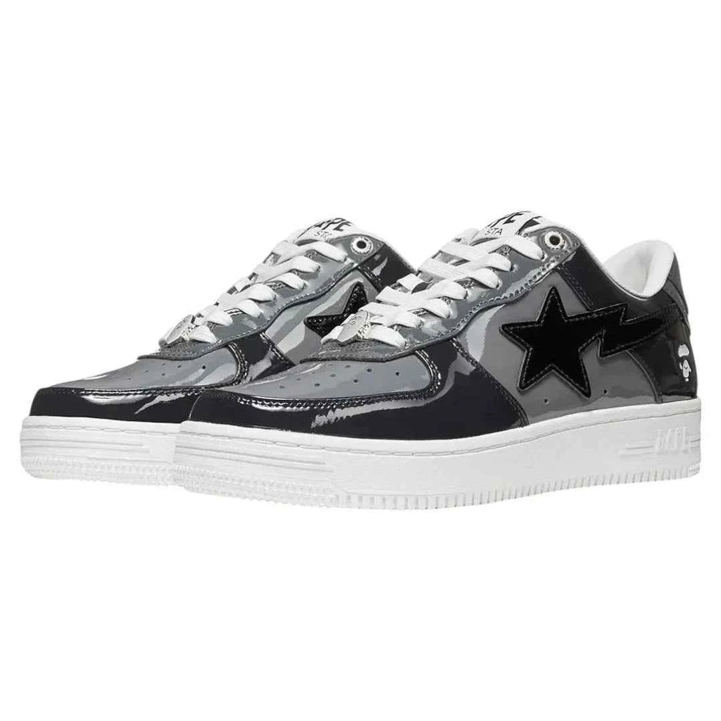 A Bathing Ape (BAPE) Bapesta Low - Black/Grey