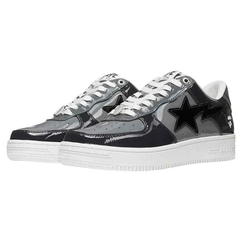 A Bathing Ape (BAPE) Bapesta Low - Black/Grey