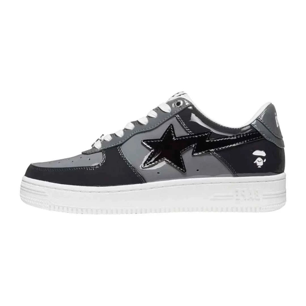 A Bathing Ape (BAPE) Bapesta Low - Black/Grey