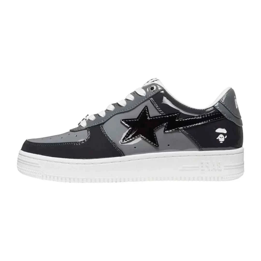 A Bathing Ape (BAPE) Bapesta Low - Black/Grey